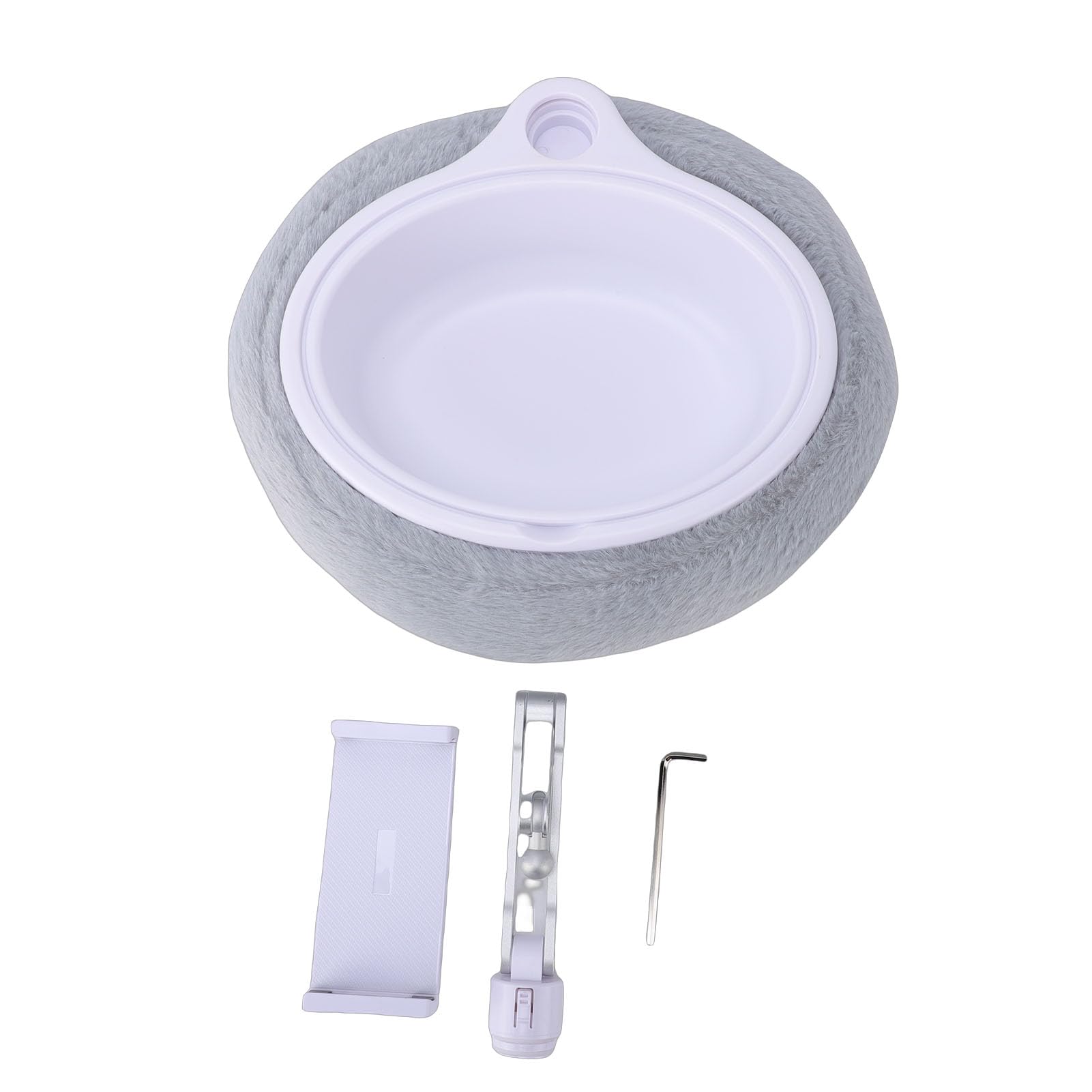 Mingzhe Adjustable Phone Pillow Stand with Detachable Snack Bowl for