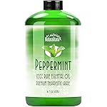 Naturalitana Aromatherapy Peppermint Essential Oil for Diffuser, Topical, Soap, Candle, Bath Bomb, Home & Office 16 Oz Bulk
