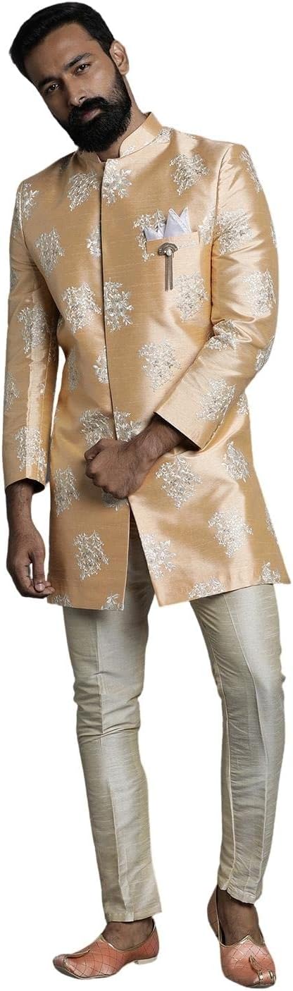 Elina fashion Men's Bandhgala Jodhpuri Nehru Jacket Waistcoat With Pant | Indian Stitched Readymade Festive Wear