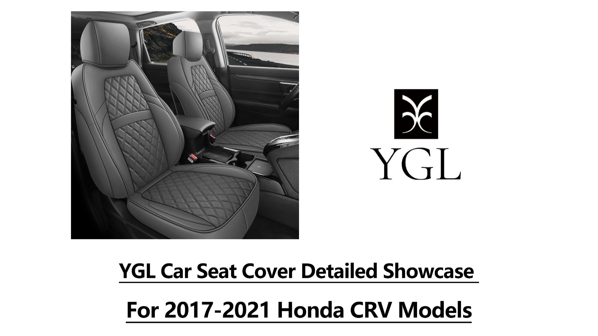 Watch YGL Car Seat Cover Showcase for 2017-2021 Honda CRV on