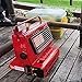 LKP Réchaud À Gaz Portable pour L'extérieur, Chauffage De Camping Compact avec Poignée, Chauffage Au Gaz Butane De Tente 2 en 1, pour Camping, Randonnée, Pêche, Rouge