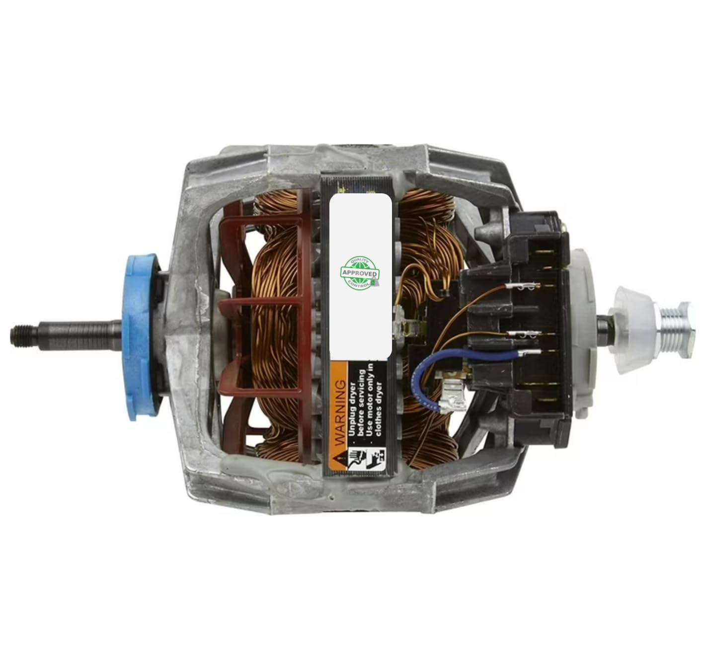 279827 CKD279827X compatible with Whirlpool, Maytag, KitchenAid, Jenn-Air, Amana, Magic Chef, Admiral, Norge, Roper, Kenmore, and others Dryer Drive Motor fits old number 279827