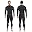 Lemorecn Mens Surfing Wetsuit Neoprene 3/2mm Chest Zip Full Wetsuit for Men(MC0301-3XL)