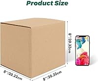 Vista 30 de Mat Board Center, 7x5x4 Inches Shipping Boxes for Mailing Moving Packaging, 25 Pack Corrugated Cardboard Boxes for Small Business, Kraft