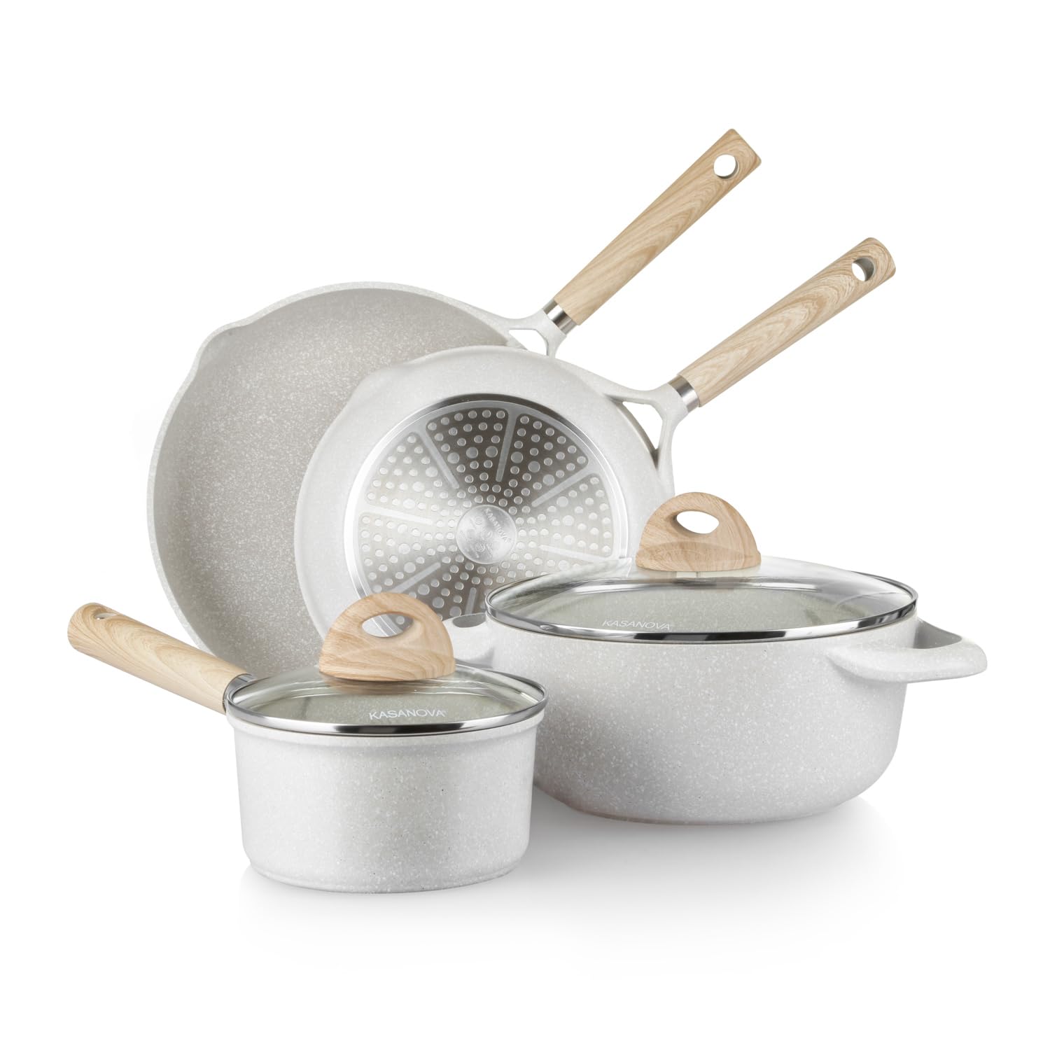 Casseroles antiadhésives Kasanova pour éviter les rayures au nettoyage