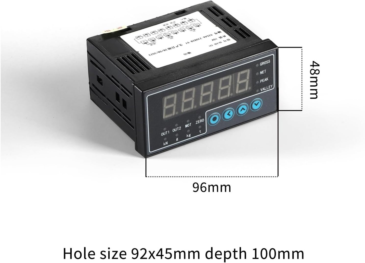Load Cell Sensor with Indicator Display Weighing Compression and Tension Sensor 5KG 10KG 20KG 30KG 50KG 100KG 200KG 500KG 1T 2T(20KG and Indicator)