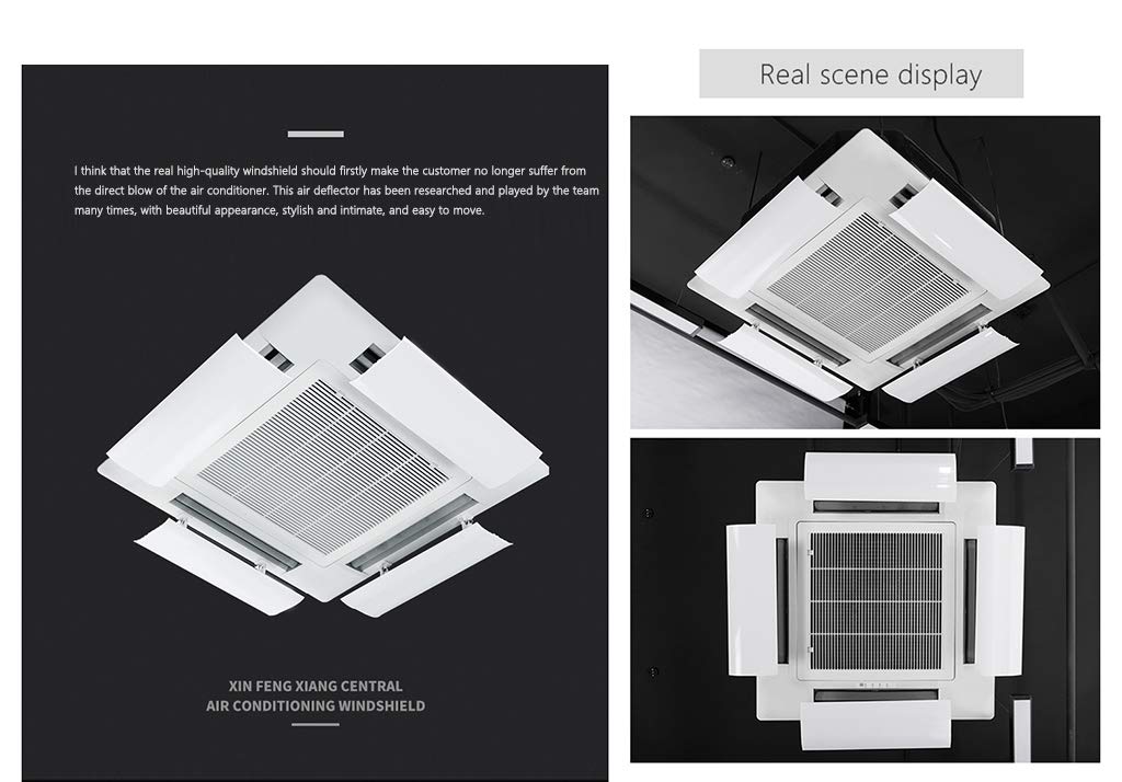 Afwerking zwart enkele airconditioning unit (75mm) - Airco Webwinkel