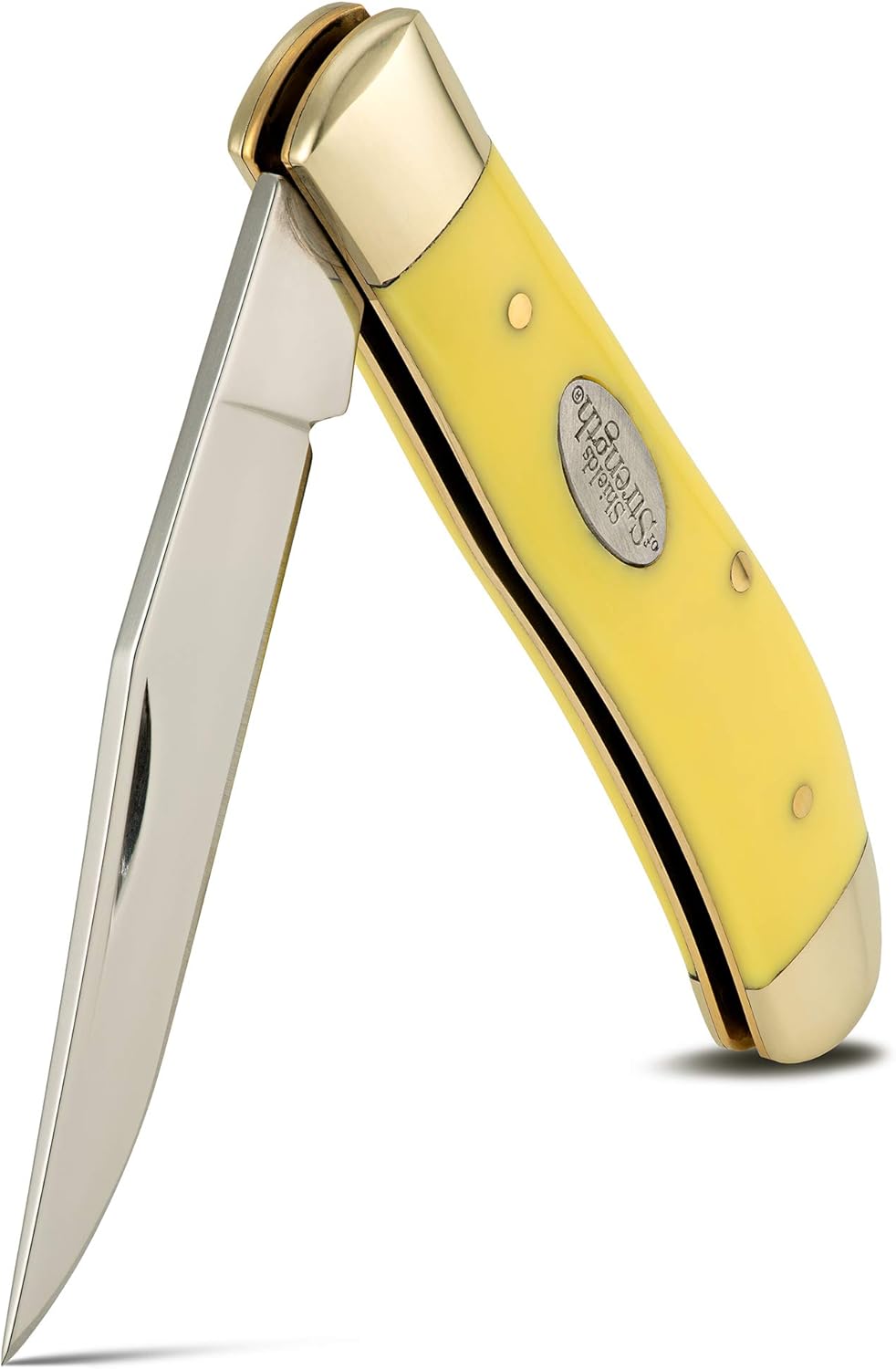Shields of Strength Stainless Steel Single Blade Pocket Knife-Phil. 4:13