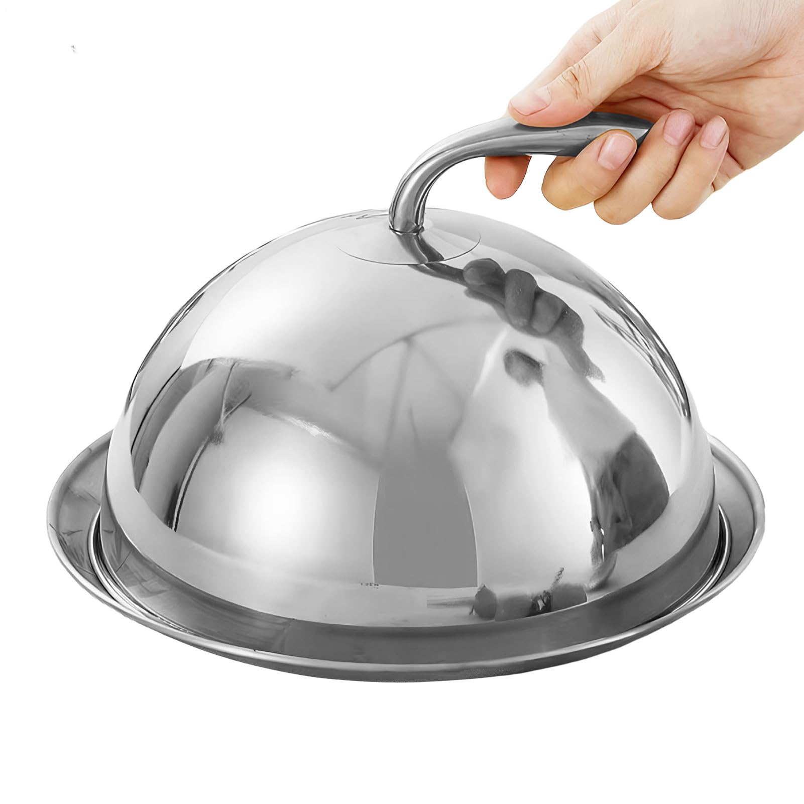 Couvercle d'arrosage pour plancha en acier inoxydable pour la cuisson maison