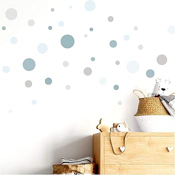 Little Deco Wandaufkleber 86 Punkte Kinderzimmer Kreise Junge I Mint Grau Blau I Wandtattoo Klebepunkte Wandsticker Set Dots Bunt Selbstklebend Dl376 Amazon De Kuche Haushalt