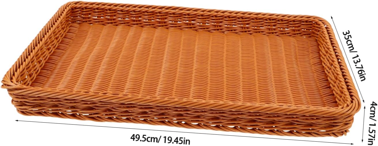 Alipis Versatile Storage Basket Lid Large Capacity Rattan Woven Shoe Organizer Hotel Supply for Shoes Home Decor Organizing Basket