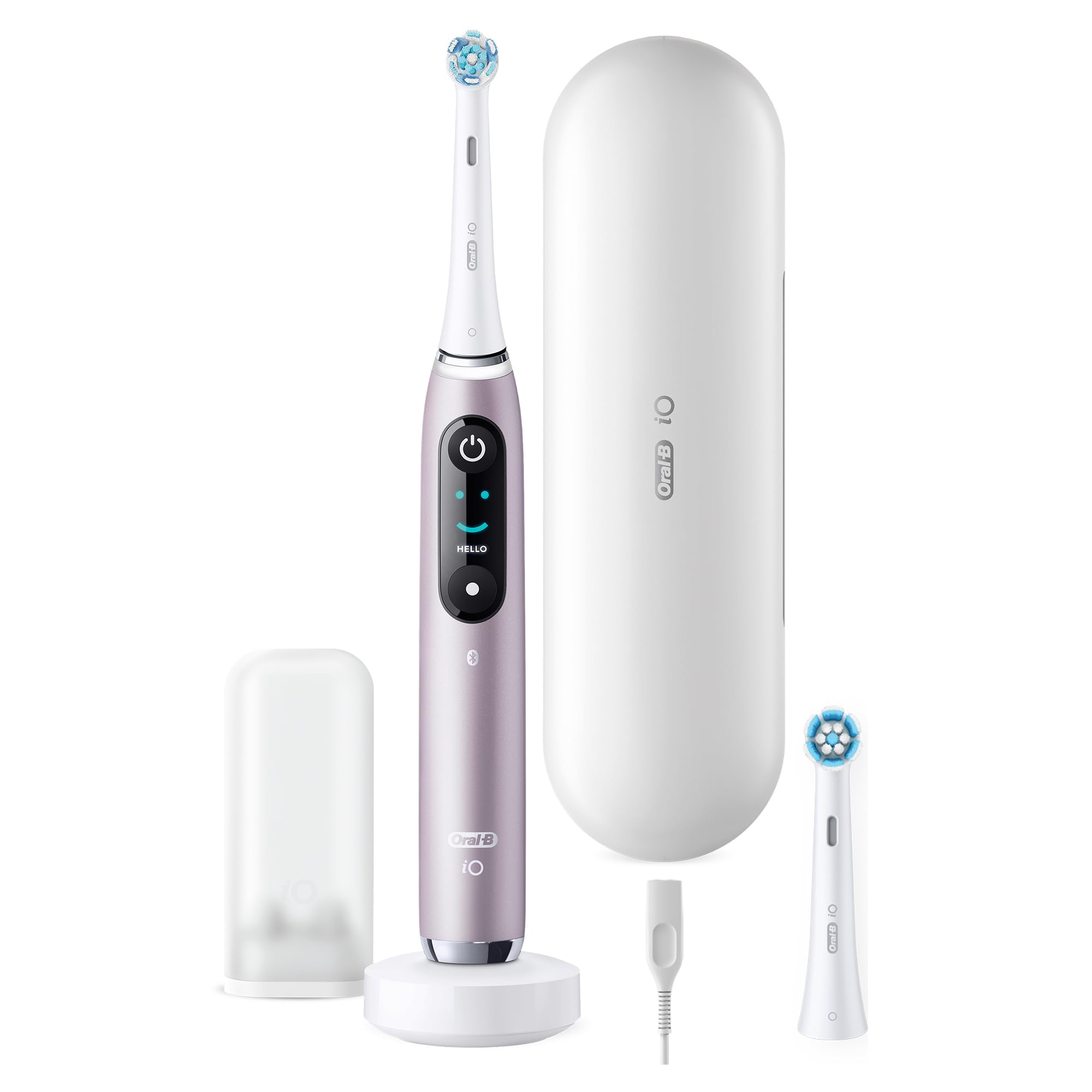 Oral-B iO Series 9N Rose Quartz mit Extra Aufsteckbürste elektrische Zahnbürste