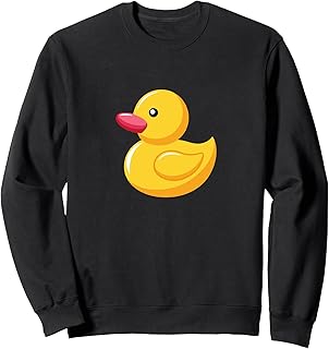#snirt - Camiseta de colores amarillos con pato de baño Sudadera