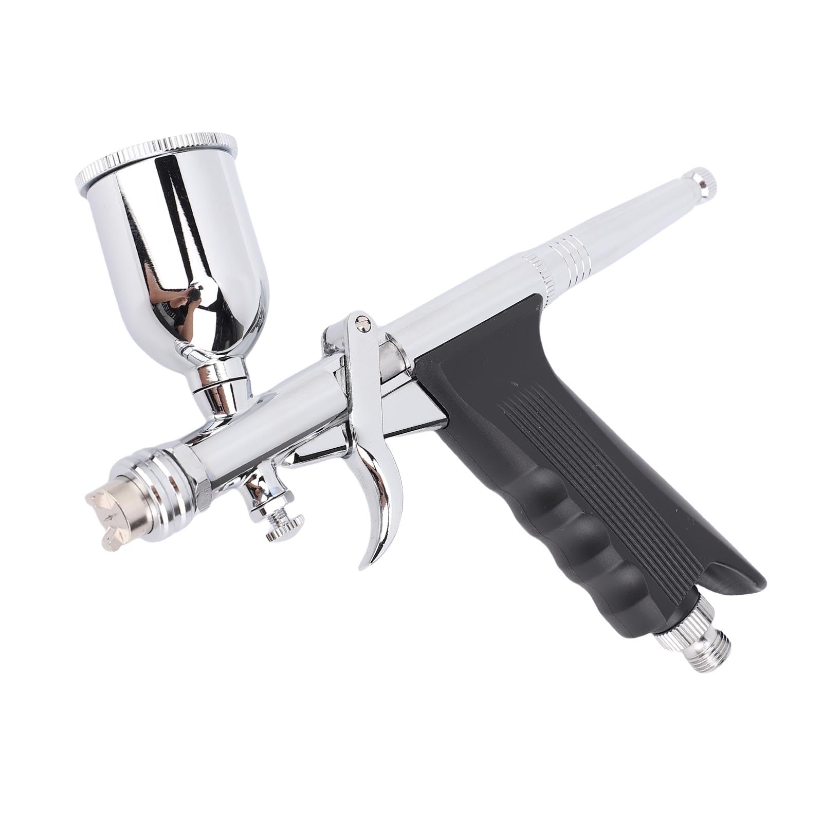 Airbrush-Set mit Doppelter Schwerkraftzufuhr und 0,3-mm-Düse Zum Malen von Künstlerbedarf, Flexibel und Einfach zu Bedienen, für Künstler und Anfänger, Aluminium und Kupfer