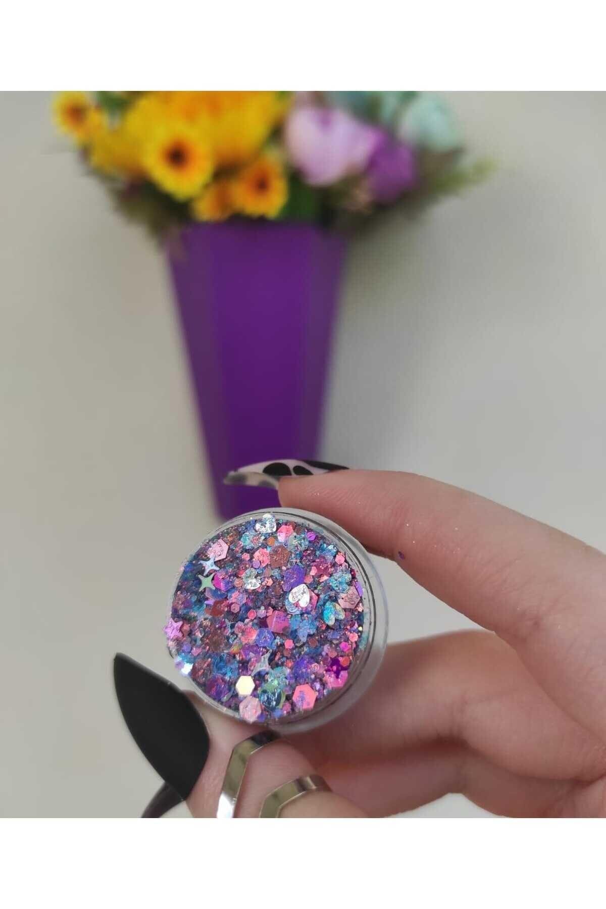 Hb Tasarım Glitter Jel Far Simli Yüz Ve Vücut Simi-Magic, serashinegozfarı34
