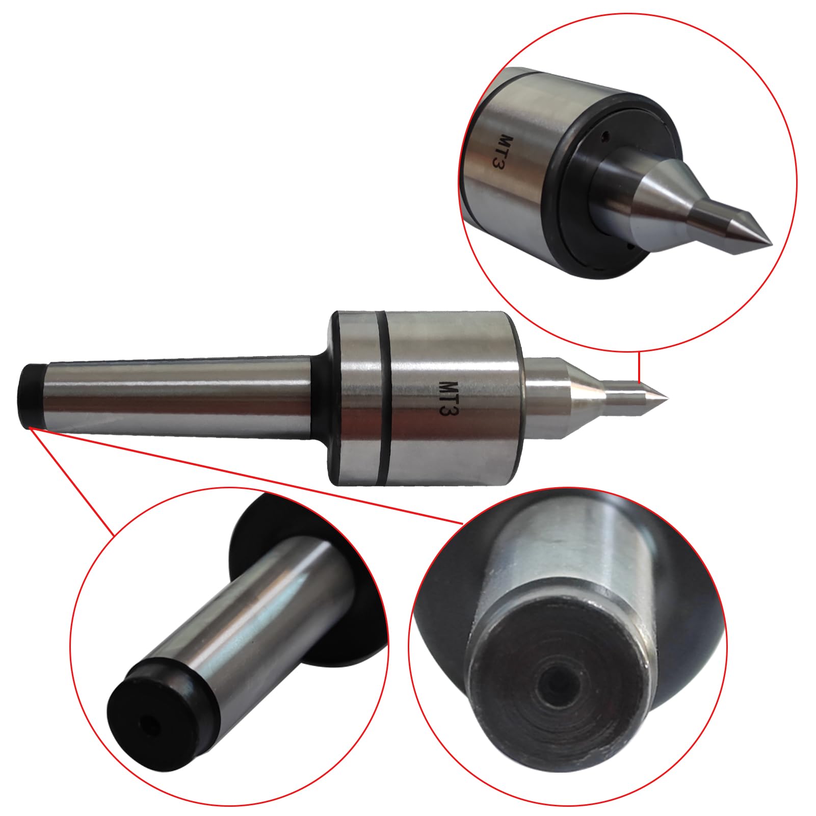 Lzcdelyxiao MT3 Live Center Medium Duty Long Nose 60° Triple