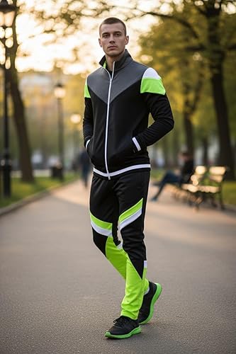 Vista 5 de SCREENSHOT - Pantalones de chándal de moda para hombre, moda urbana premium, ropa de calle, parte inferior - corte recto