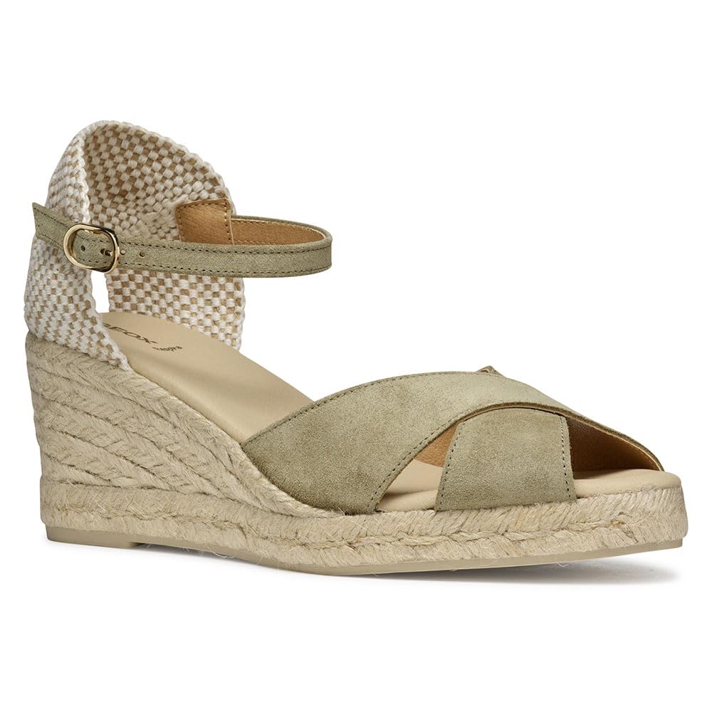 Geox D GELSA Low A, Women’s Wedge Sandal, Musk,