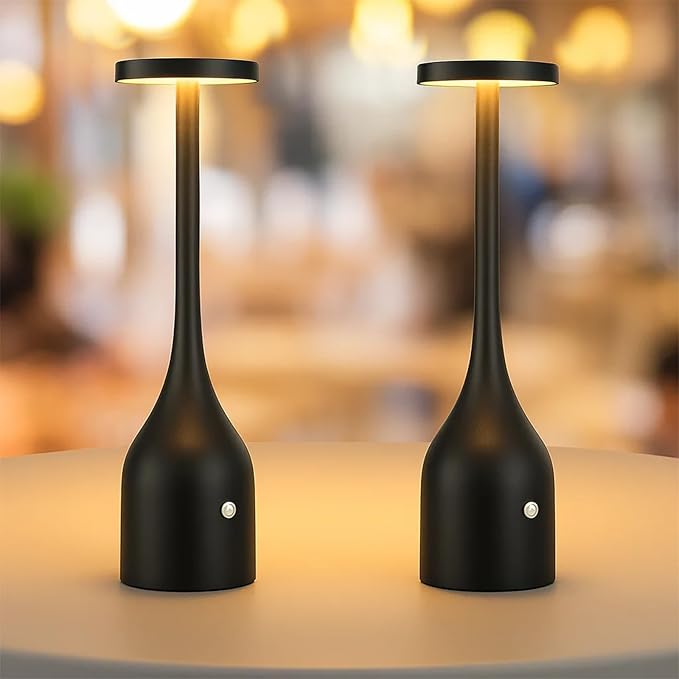 Lot de 2 lampes de table sans fil