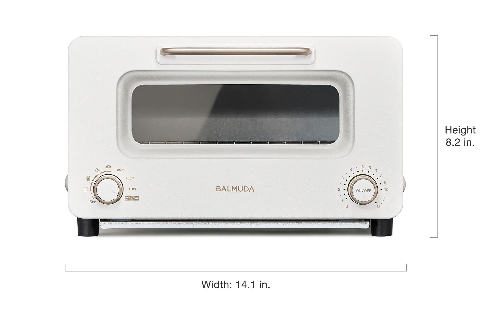 Amazon.com: BALMUDA The Toaster Pro | Steam Oven Toaster | Compact
