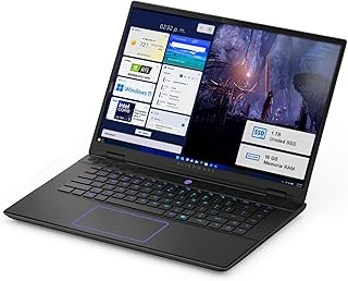 Dell Laptop Alienware AM16 R2, NVIDIA GeForce RTX 4070 (8GB), 16" QHD+ Ultra7-155H (16Cores), 16GB 1TB SSD, Negro (Reacondicionado)