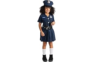 Dress Up America Police Costume for Girls - Police Officer Dress Costume...
