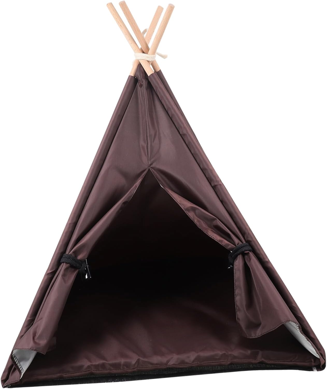 Pet Tent Tent Indoor Outdoor Teepee Indoor Dog House House Kennel Kitten Oxford Cloth Coffee