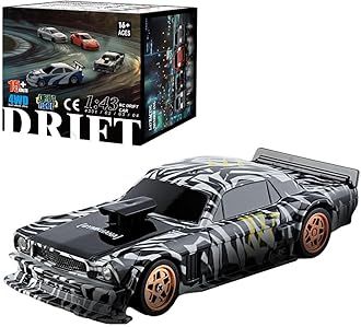 Aetheria Remote Control Drift Car for Adults 1:43 RC Electric Racing Car with Lights 4WD Racing Hobby Vehicle for Adults - RTR Version