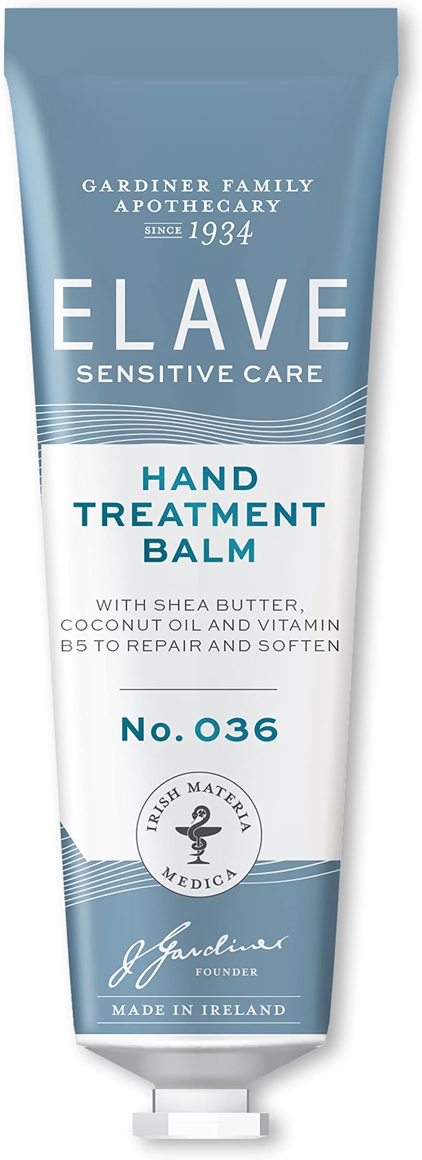 Elave Sensitive Hand Treatment Balm, 50 Ml, With Soft White Paraffin And Fractionated Coconut Oil For Very Dry, Cracked & Sensitive Hands, Ultra-Rich, Fragrance-Free