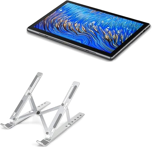 BoxWave Soporte y soporte compatible con Chuwi UBook Xpro - Soporte compacto QuickSwitch para portátil, soporte de visión multiángulo, plateado