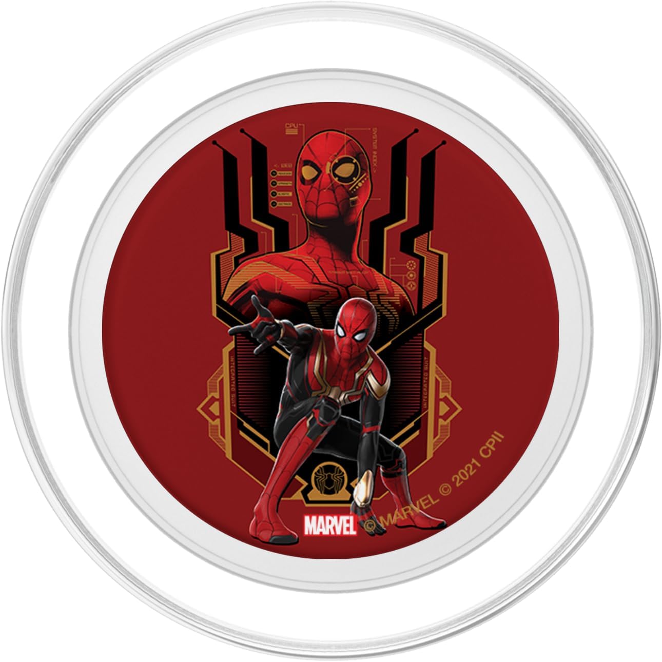 Marvel Spider-Man: No Way Home Nanotech Spider Suit PopSockets MagSafe PopGrip for iPhone