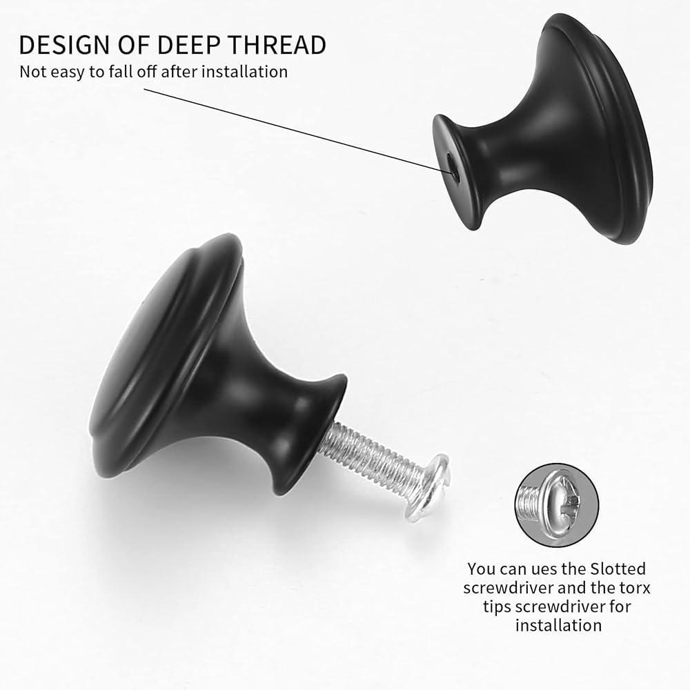 6 Pomelli Per Mobili In Alluminio Oro - Rotondi, Con Viti, Per Cassetti E Armadi, Diametro 3 Cm - Foto 12