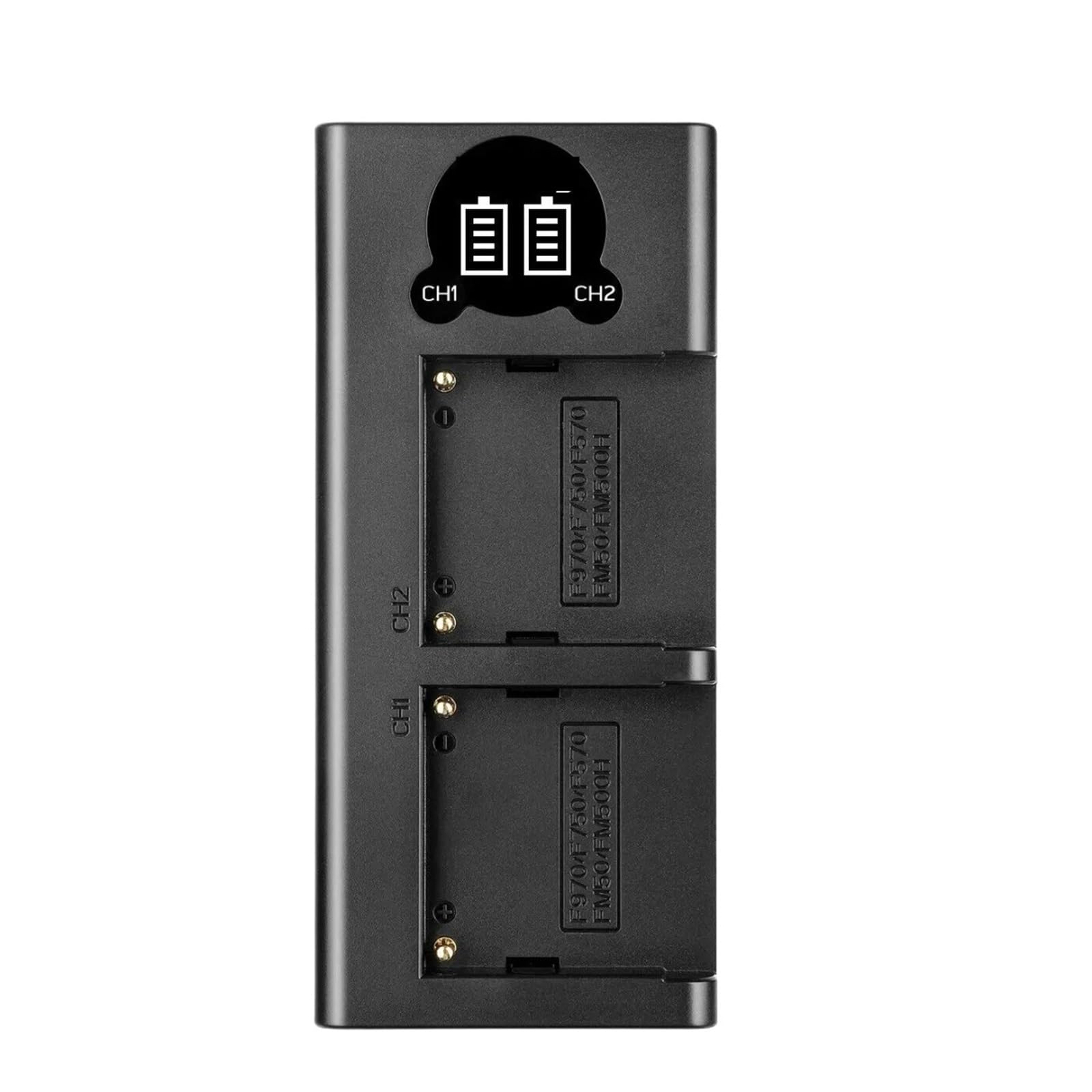 NP F960 NP F970 NP-F960 NP-F750 Cargador de Batería de Doble CanalNP F770 NP F750 NP F550 F330 FM-500H