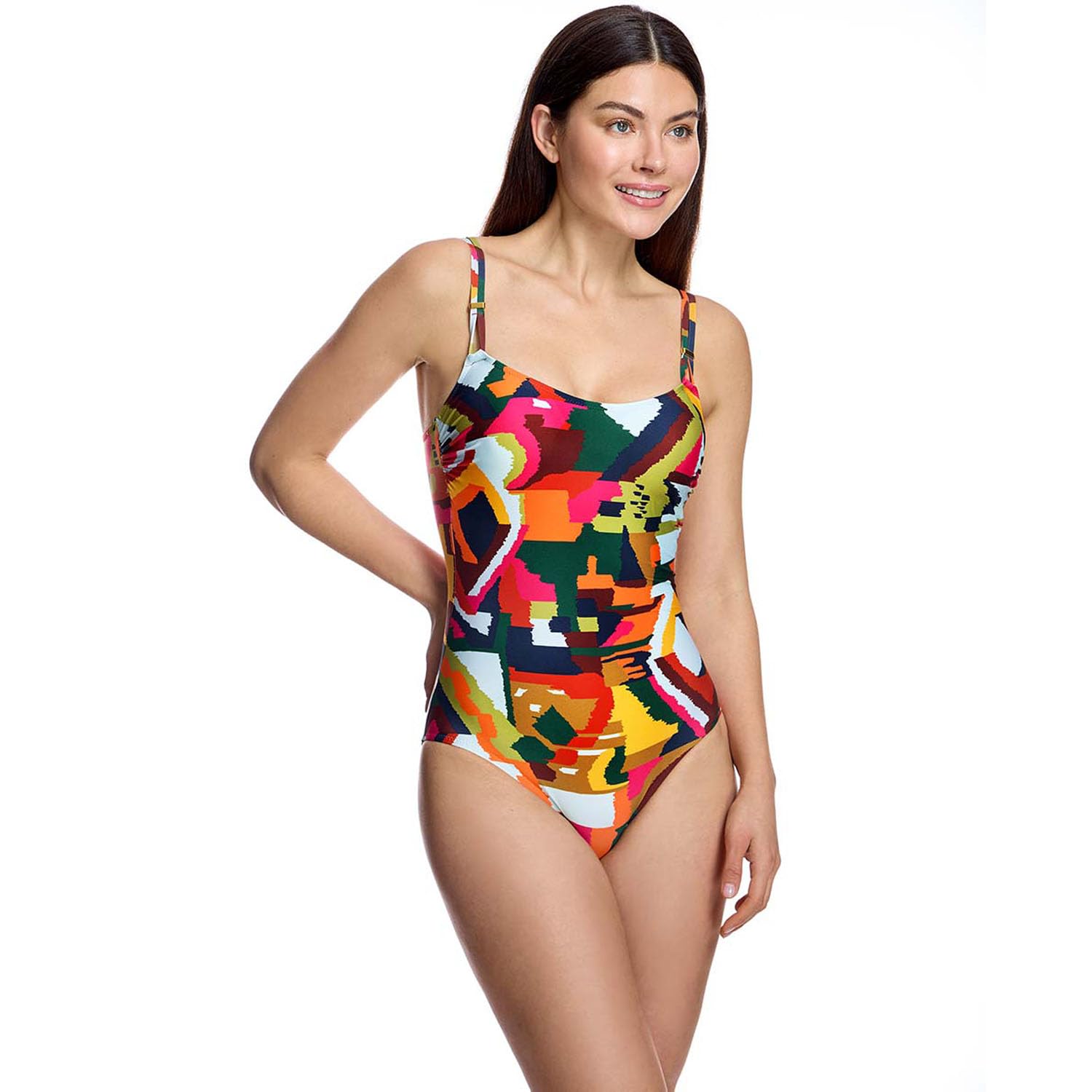 ORY Bañador Mujer Traje de Baño de Escote Recto W260181