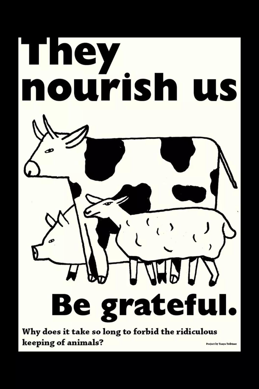 peiyeety Metal Tin Sign They Nourish Us Cow And Pig Funny Farm Quote Wall Art, Vintage Style, Wall Decor For Indoor Home Kitchen Living Room Bedroom Office Cafe Bar, 12x16 Inch