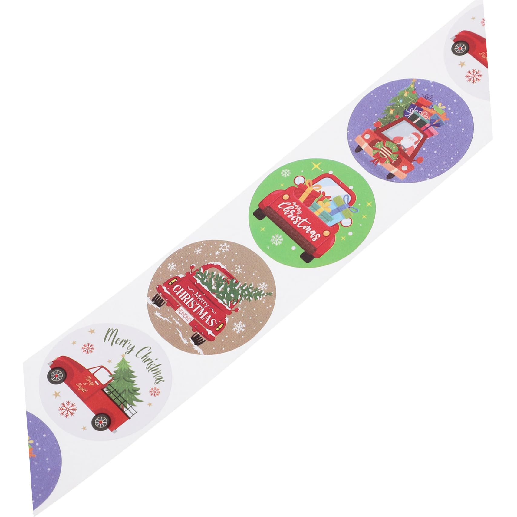VILLCASE 15 Adesivi natalizi giocattoli per bambini decorazioni etichette autoadesive regali alimentari adesivi sigillanti 3 confezionati natale box