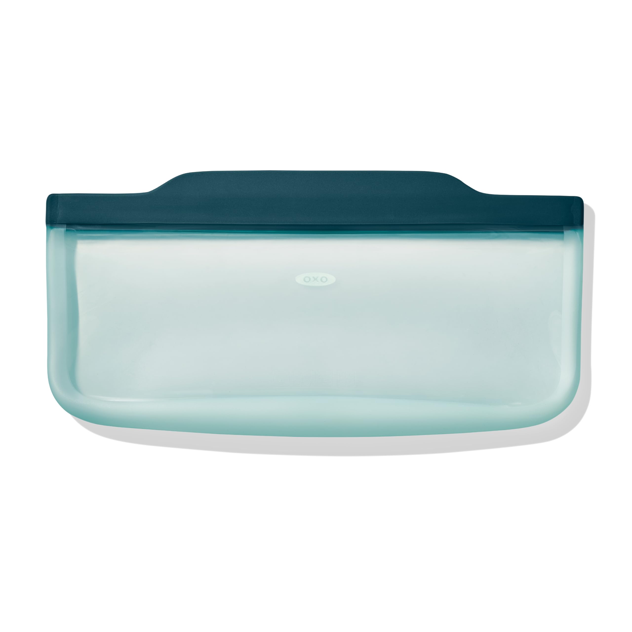 OXO Good Grips - Borsa riutilizzabile in silicone – Stand-Up Quart (946 ml) – Laguna