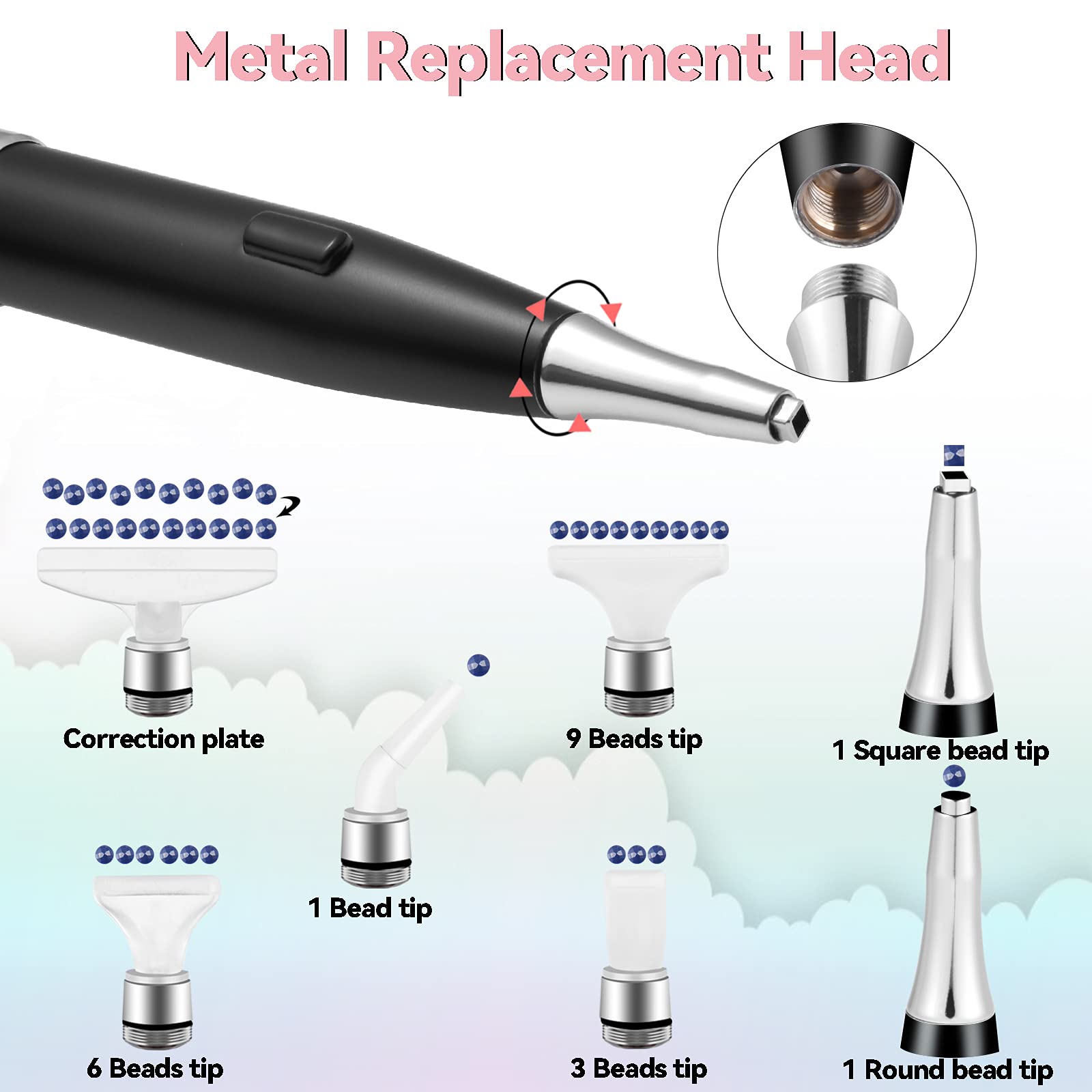 Snapklik.com : Benote Original Diamond Art Pen Lighted Drill Pen 2.0 ...