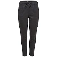 ONLY Onlpoptrash Life Easy col Pant Pnt Noos Pantaloni, Dark Grey Melange