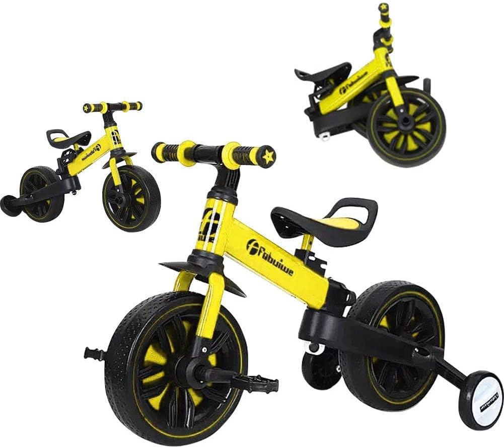Zubree Tricycle, For Ages 2 - 6 Years, 5 in 1 Kids Bike, Folding, Handle/Seat Height, Adjustable Hen Bike, Children's Bicycle, Baby Bike, Easy to Carry