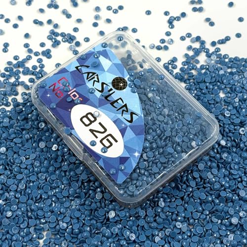 Carsilers Diamond Painting Beads 826,Diamonds Painting Accessories Replacement for Missing Drills,Diamond Beads Replacement Drills Gems Stones,Round,About 3500pcs