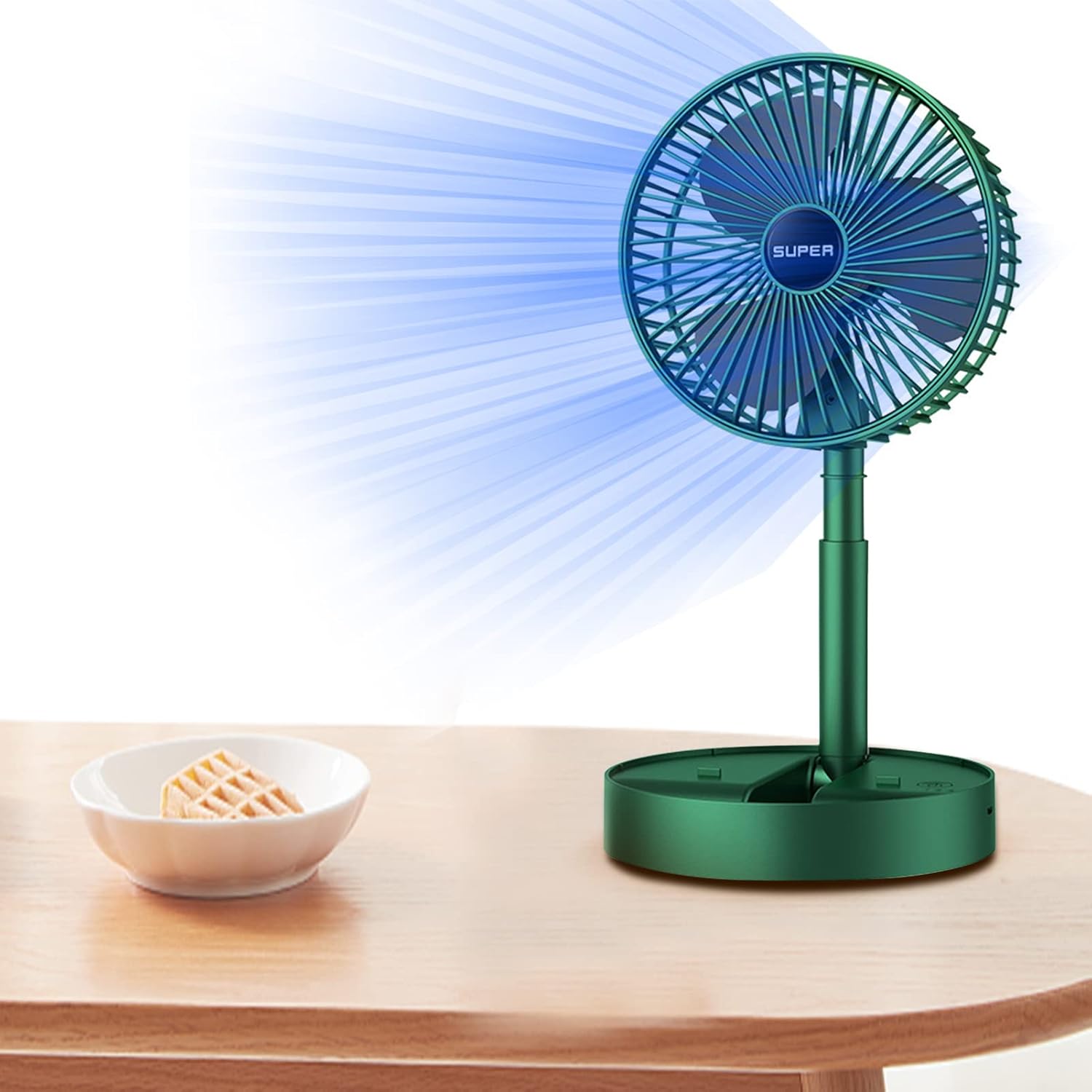COATUIYO USB Portable Desk Fan, Foldaway Stand Fan