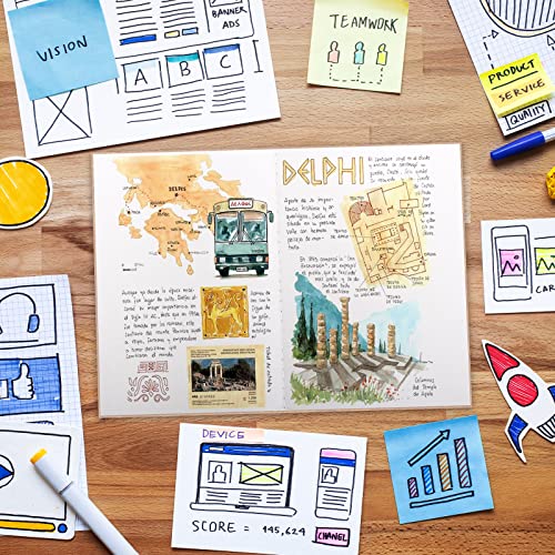 Eoout 80Pcs Notebooks For Kids, Blank Kraft Journals, Sketchbooks Bulk, 60 Pages, 80Gsm, 8.3X5.5 Inches, Travel Journal Set, For Travelers, Students And Office Supplies #TOP5