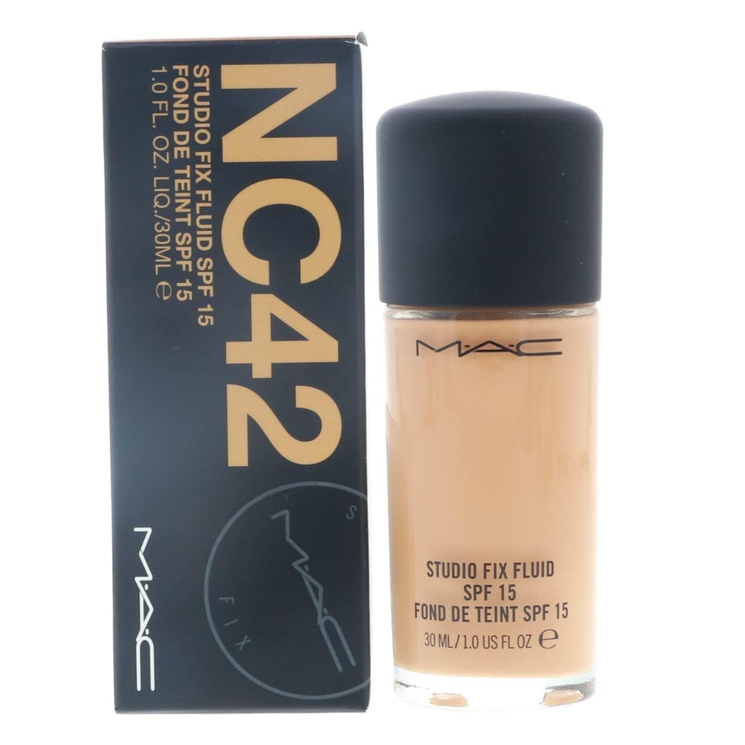MACC Professional Waterproof oil-free Longlasting Liquid 24-hour colour-true foundation Matte Finish For Women, Girls 30ML - Shine-Free Liquid Foundation (NC 25, 30 Ml)