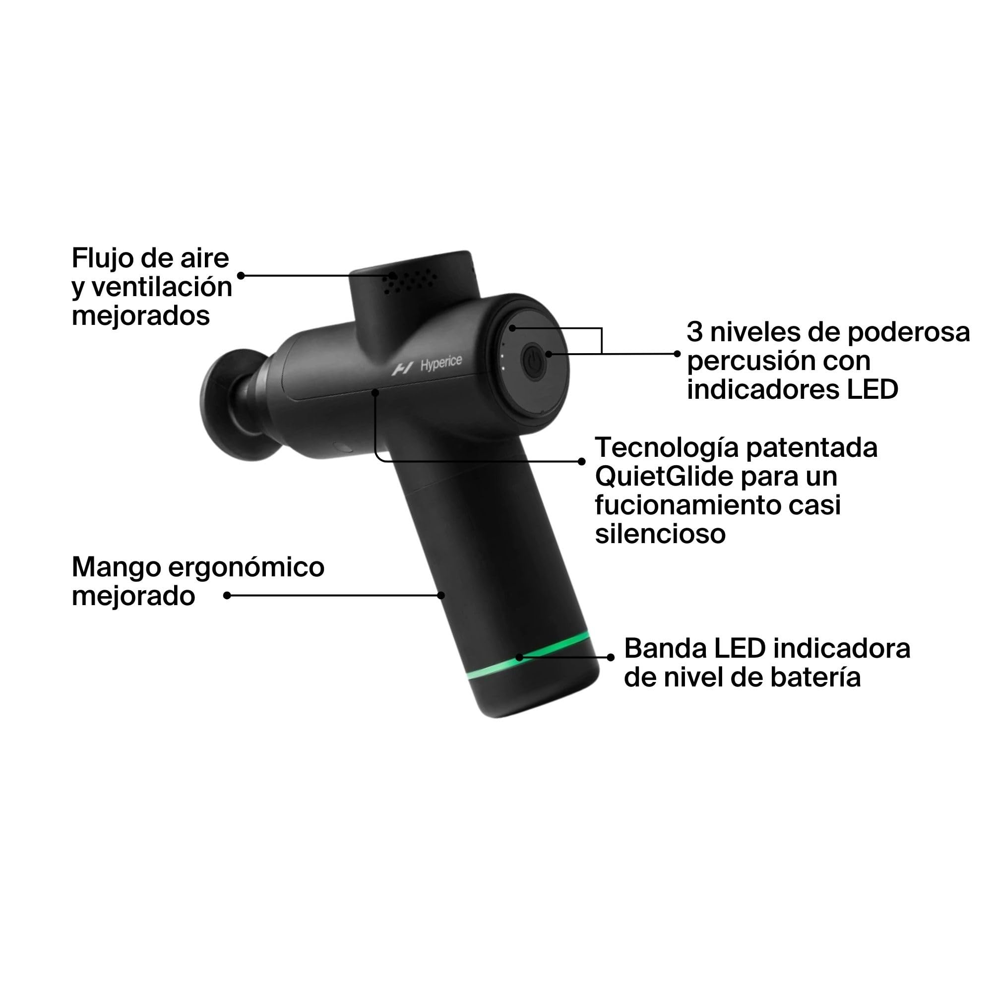 Amazon.com: Hyperice Hypervolt Go 2 - Black - Featuring Quiet