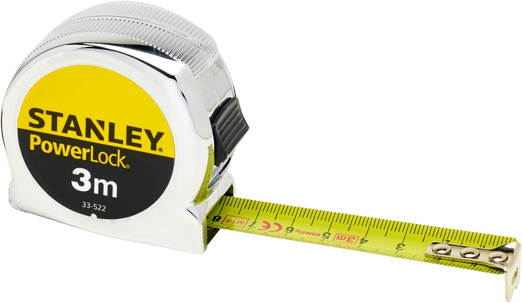 Stanley 0-33-522 Powerlock Tape, 3m Metric Only