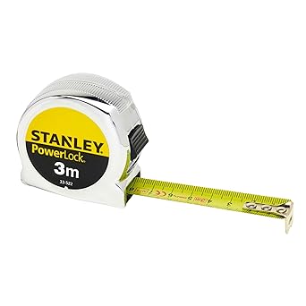 Stanley 0-33-522 Powerlock Tape, 3m Metric Only