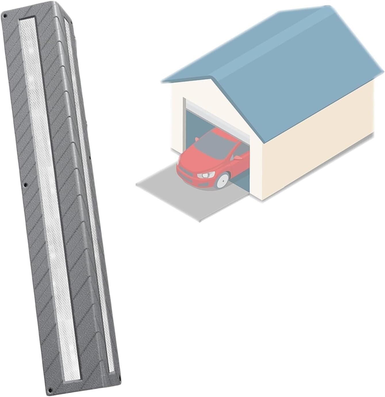 Yellow Corner Guards for Walls - L-Shape Reflective Strip Protectors for Garage Parking - Wall Corner Protection for Safe Vehicle Maneuvering and Damage Prevention