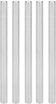5Pcs DShaft, 410100060090, Stainless Steel, 6mm, Compatible for gobilda TETRIX Robots, Flat Surface that Ensures a Seamless Fit for Set Screws