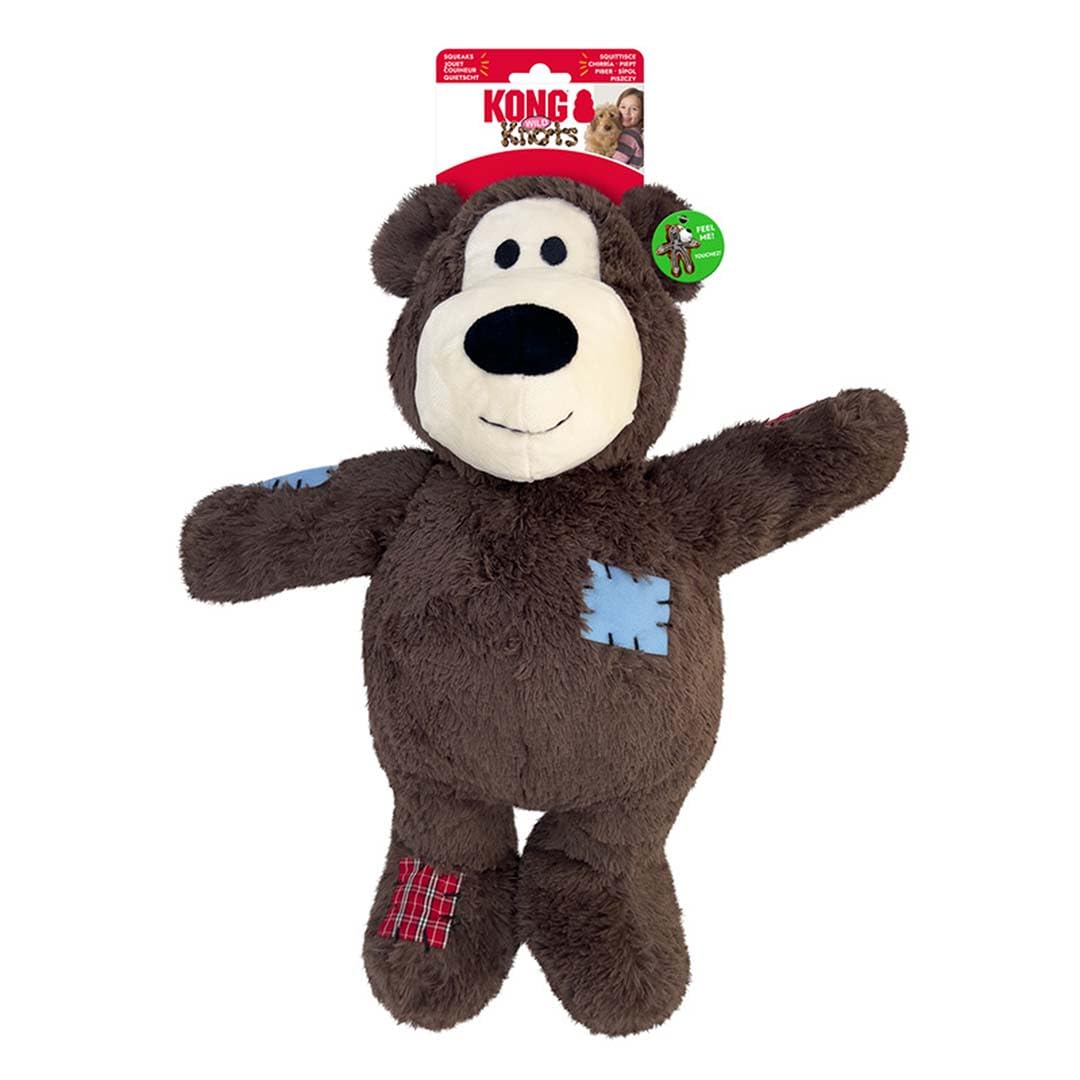 Kong Wild Knots Jumbo Bear - Juguete para Perro, Surtido